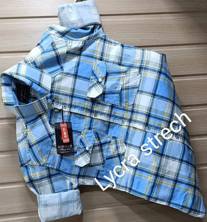 100% COTTON CHECKS DOUBLE POCKET SIZE.M-L-XL uploaded by Amaan garments  on 7/23/2023
