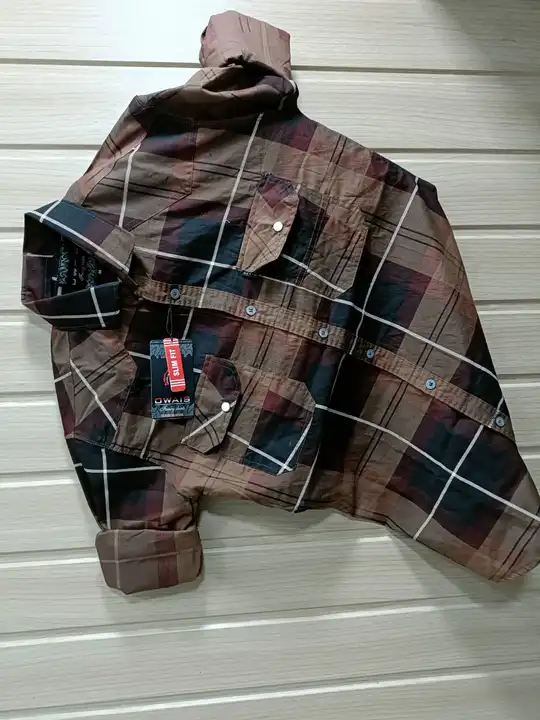 100% COTTON CHECK DOUBLE POCKET SIZE.M-L-XL uploaded by Apple point on 7/23/2023