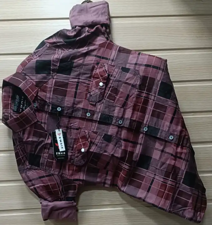 100% COTTON CHECK DOUBLE POCKET SIZE.M-L-XL uploaded by Apple point on 7/23/2023