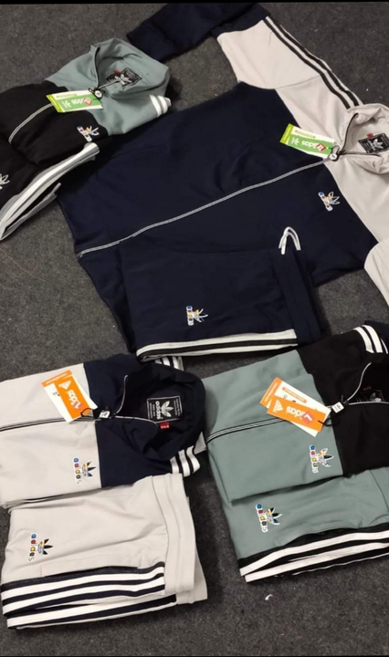 Adidas 3 Strips imported 4 way Lycra Tracksuit uploaded by RB SPORTS WEAR on 7/23/2023