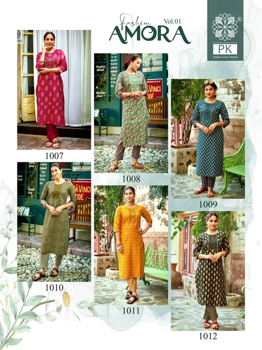 *FASHION AMORA VOL 1* uploaded by Priyanka fabrics on 7/23/2023
