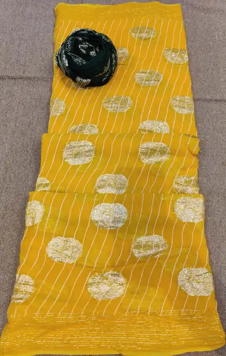 Gorjet fabric peacock jari  uploaded by Deepika Designer Saree on 7/23/2023