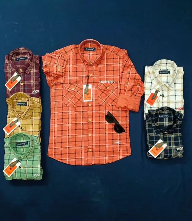 Men's double pocket Shirts. uploaded by VAjitsaria fashion on 7/23/2023