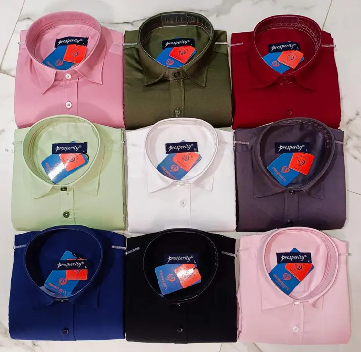 Satin Lycra Shirts uploaded by VAjitsaria fashion on 7/23/2023