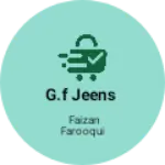 Business logo of G.f jeens