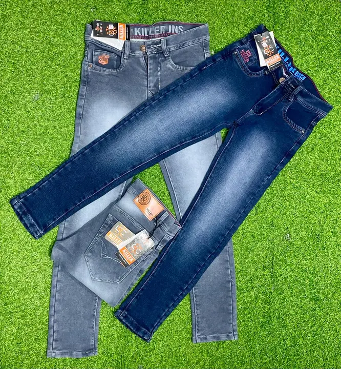 👖 *NEW POLY KNITTED JEANS*👖  uploaded by SATYOSHAM INDUSTRIES PRIVATE LIMITED on 7/23/2023