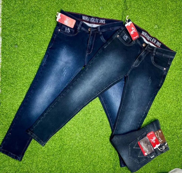 👖 *NEW POLY KNITTED SCRATCH JEANS*👖  uploaded by SATYOSHAM INDUSTRIES PRIVATE LIMITED on 7/23/2023