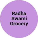 Business logo of Radha Swami grocery store