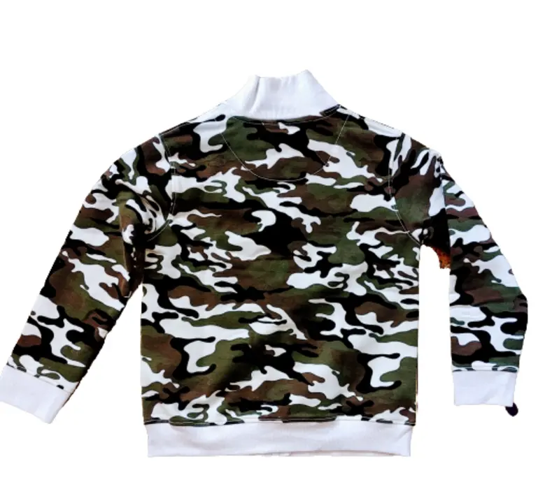 High Neck Zip Camuflague sweatshirt  uploaded by BARANITHARAN CLOTHING on 7/23/2023