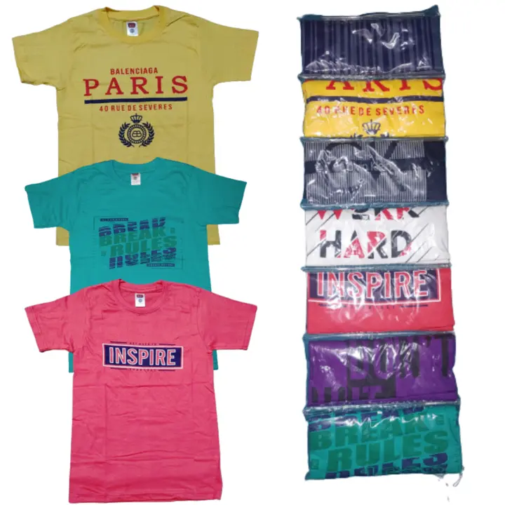 Boys cotton printed Tshirt Pack Of 7 uploaded by business on 7/23/2023