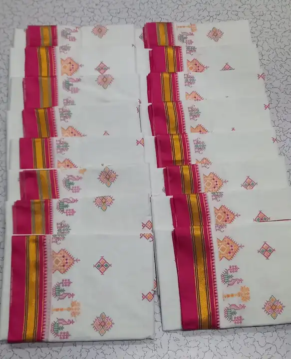 Ilkal kasutti work saree's uploaded by Advik sarees textiles on 7/23/2023