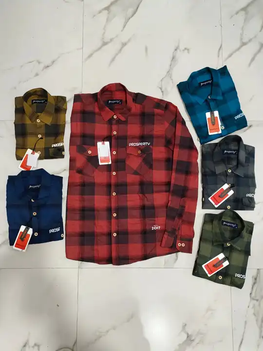 Cargo LAFAR Cotton Check Shirts. uploaded by PROSPERITY on 7/23/2023