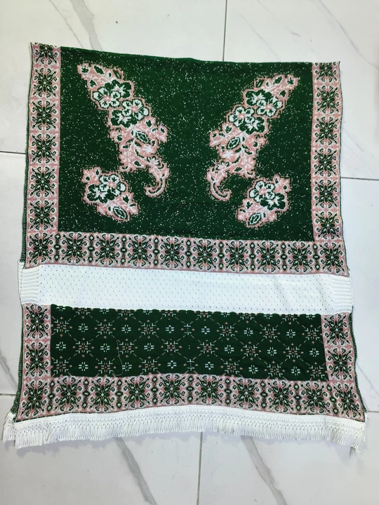 Knitting shawls, white patta shawl, latest shawl uploaded by M. S. Knitwear on 7/23/2023