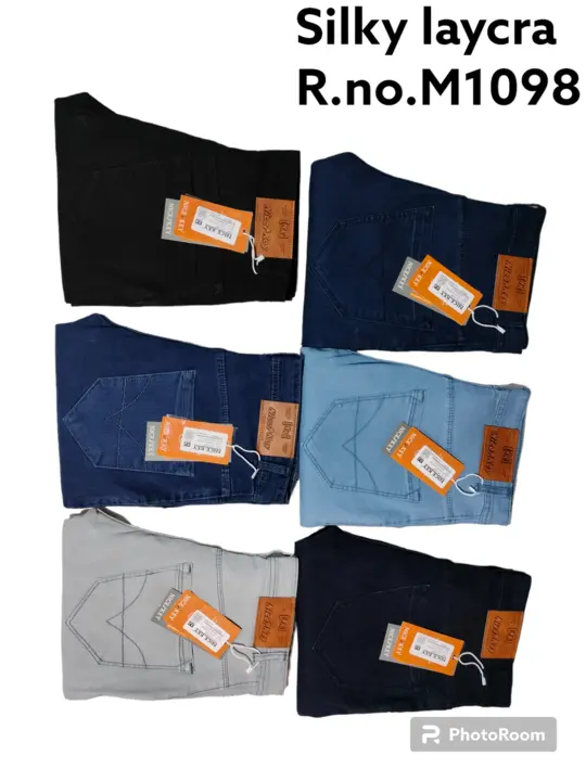 Jeans silky laycra Regular  uploaded by Madhu mohan garments on 7/23/2023