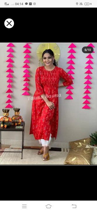 Post image I want 1000 pieces of Kurti at a total order value of 10000. Please send me price if you have this available.