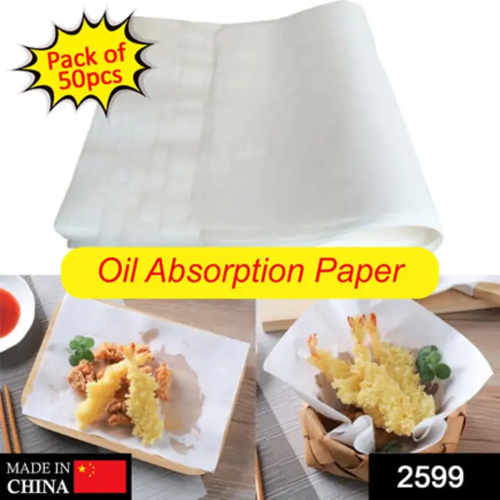 2599 Oil Absorbing Sheets Cooking Paper uploaded by DeoDap on 7/24/2023