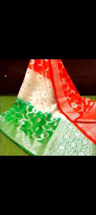 Tiranga geargeet  silk saree  uploaded by M A textiles  on 7/24/2023