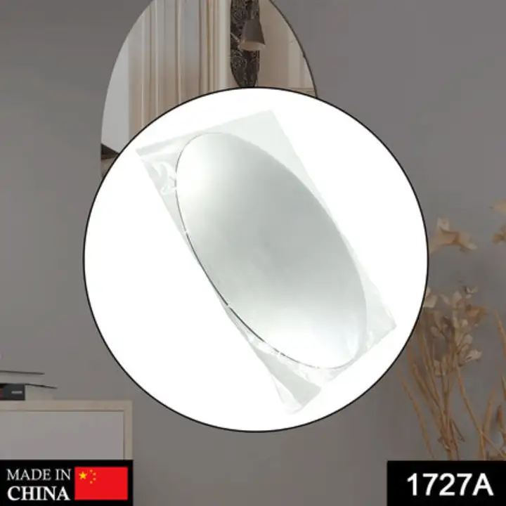 1727A Oval Frame Less Mirror Wall Sticker for... uploaded by DeoDap on 7/24/2023