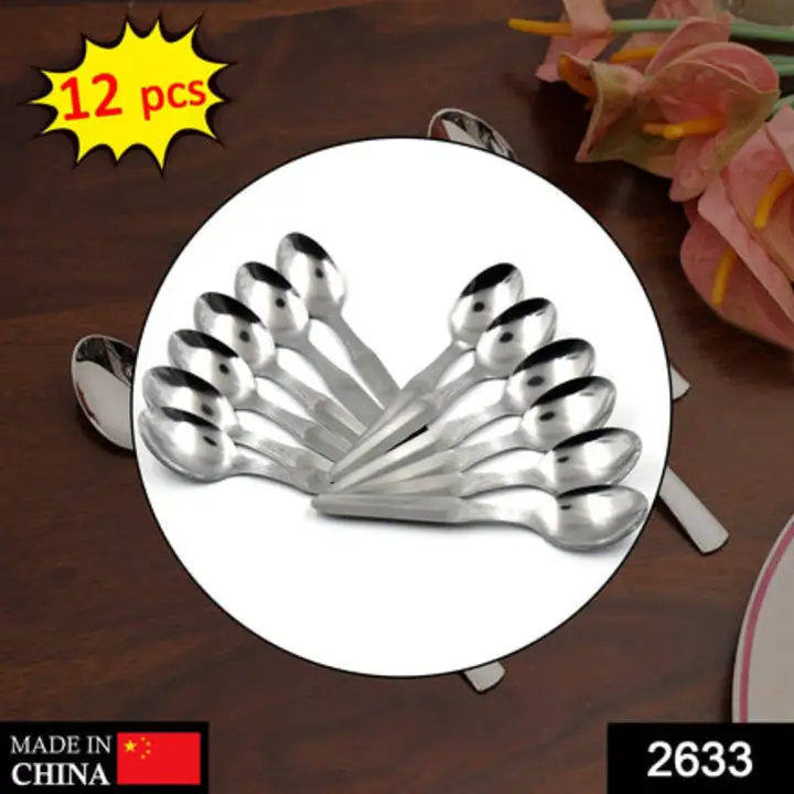 2633 Stainless Steel Medium Dinner Table Spoon (Set... uploaded by DeoDap on 7/24/2023