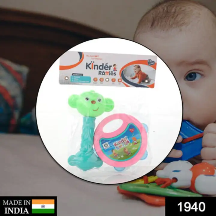 1940 AT40 2Pc Rattles Baby Toy and game... uploaded by DeoDap on 7/24/2023