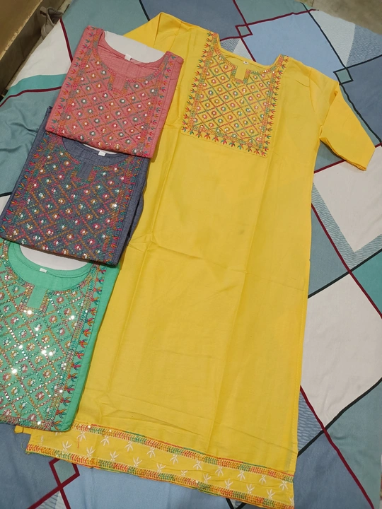 Two tone kurti uploaded by M.S. collection on 7/24/2023