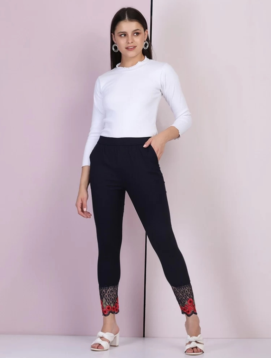 Women classic 🙂 trouser  uploaded by Muskan garments on 7/24/2023