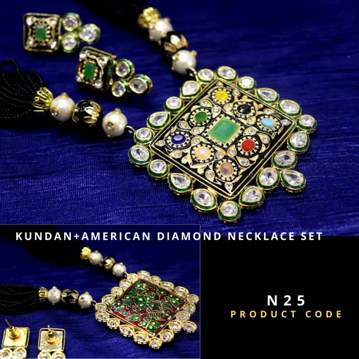 Kundan Necklace sets uploaded by CULTURE on 7/24/2023