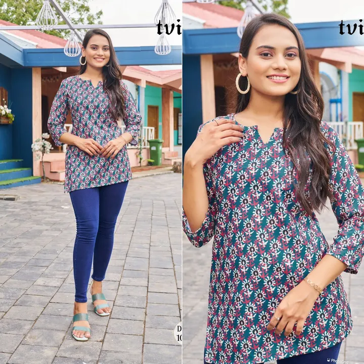 Exclusive Cotton Casual Printed Top uploaded by Vihu fashion on 7/24/2023