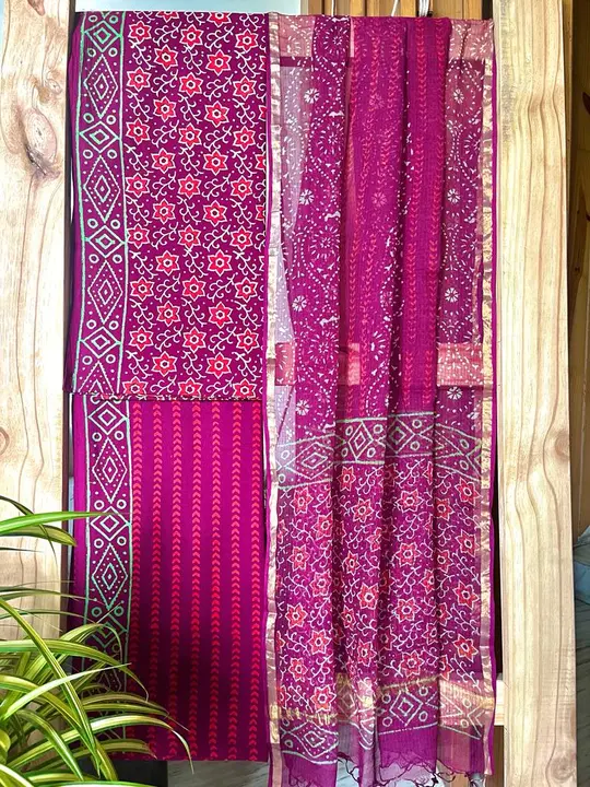 Cotton suit with Kota doriya duptta  uploaded by The print house  on 7/24/2023
