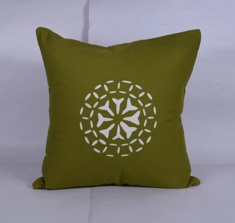 Applique cushion cover uploaded by Desert pastorale on 7/24/2023