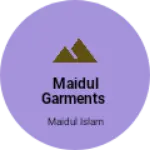 Business logo of Maidul garments