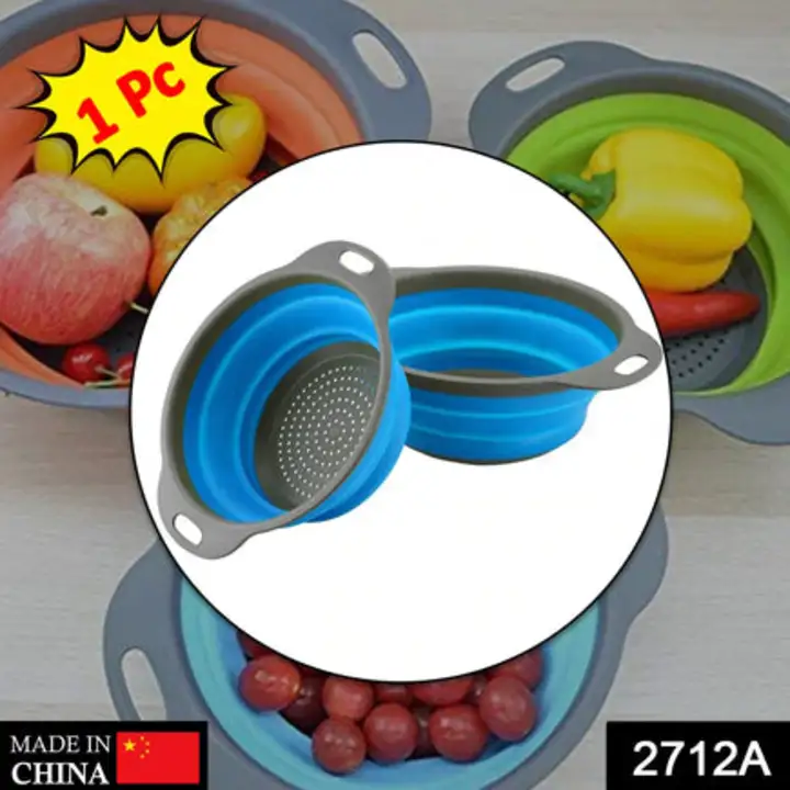 2712 A Round Small Silicone Strainer widely used... uploaded by DeoDap on 7/24/2023