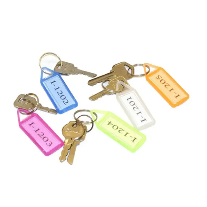 6170 50Pc Keychain Tag Label Used For Decorative... uploaded by DeoDap on 7/24/2023