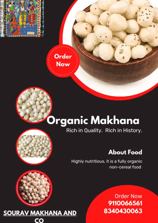 Post image Order now for fresh new makhana