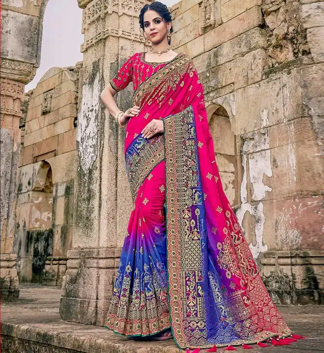 Price :-2000+5% 

Fabric:-fancy silk 

GST 5 

Ship extra

Single available uploaded by Aanvi fab on 7/24/2023