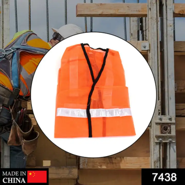 7438 Orange Safety Jacket For Having protection against... uploaded by DeoDap on 7/24/2023