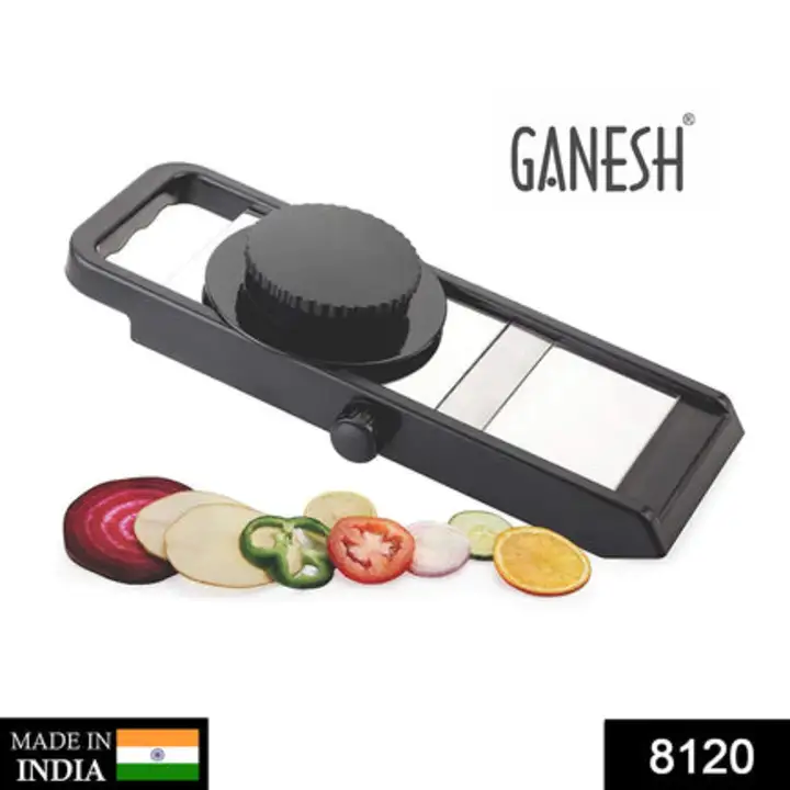 8120 Ganesh Adjustable Plastic Slicer, 1-Piece, Black /... uploaded by DeoDap on 7/24/2023