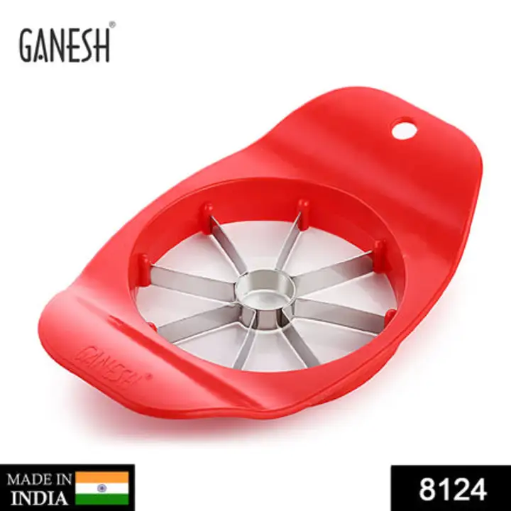8124 Ganesh Plastic & Stainless Steel Apple cutter... uploaded by DeoDap on 7/24/2023