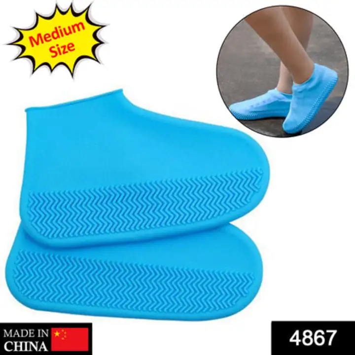 4867 Non-Slip Silicone Rain Reusable Anti skid Waterproof... uploaded by DeoDap on 7/24/2023