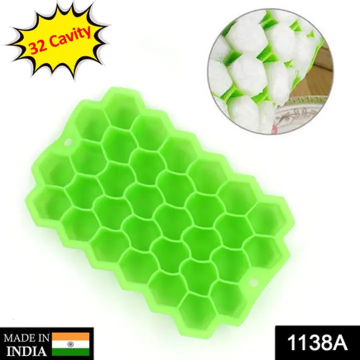 1138A Silicone Ice Cube Trays 32 Cavity Per... uploaded by DeoDap on 7/24/2023