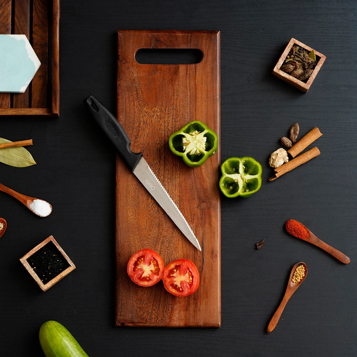 Brown Long Rectangle Wooden Chopping Board with Handle
🍎 uploaded by Home decor on 7/24/2023