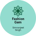 Business logo of Fashion gem