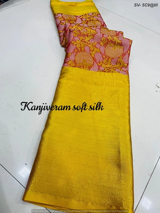 Kanjivaram silk uploaded by Suyukti Creation on 7/24/2023