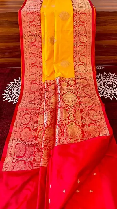 Pure katan handloom banarasi silk sarees  uploaded by Zeya Textiles on 7/24/2023