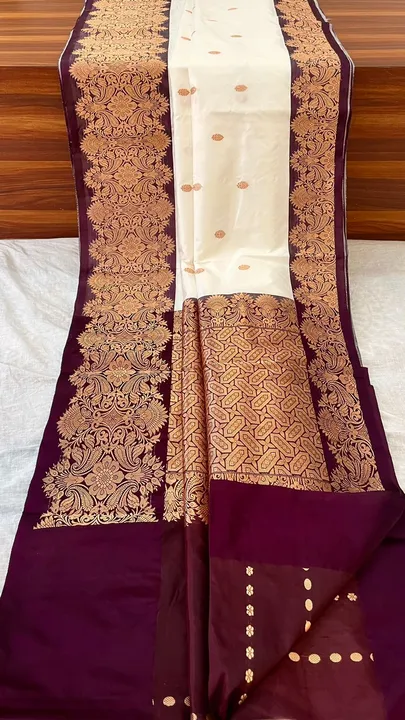 Pure katan handloom banarasi silk sarees  uploaded by business on 7/24/2023