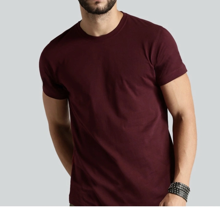 Premium matty Lycra round neck  tshirt  uploaded by Neuv Vidhan on 7/24/2023