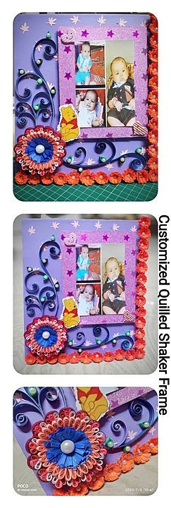Customized 3D Quilled Shaker Frame uploaded by Ashapura Crafts on 7/16/2020