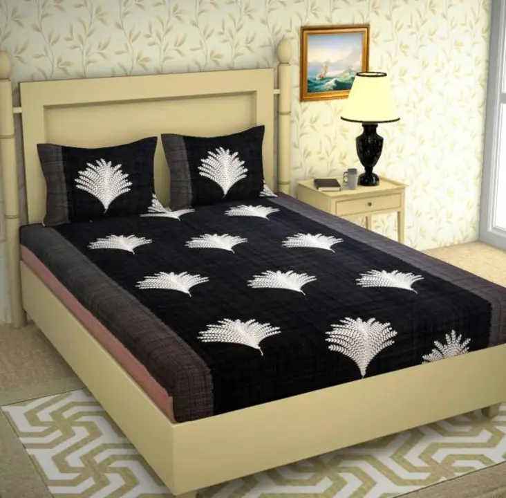 Geeta Enterprises Glace Cotton Attractive Fitted bedsheets uploaded by business on 7/24/2023