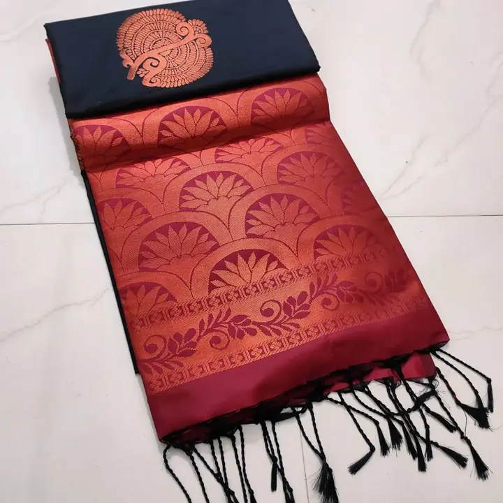Soft silk uploaded by ROKITH SAREES on 7/24/2023