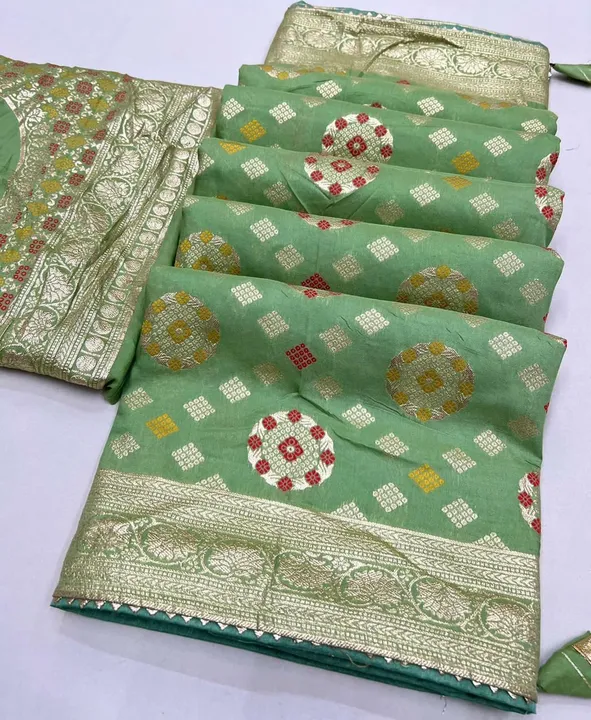 *Brand of women choice*

💃 Beautiful Banarasi  cotton silk saree......🥻

💃 Beautiful jari weaving uploaded by Marwadi Businessmen on 7/24/2023
